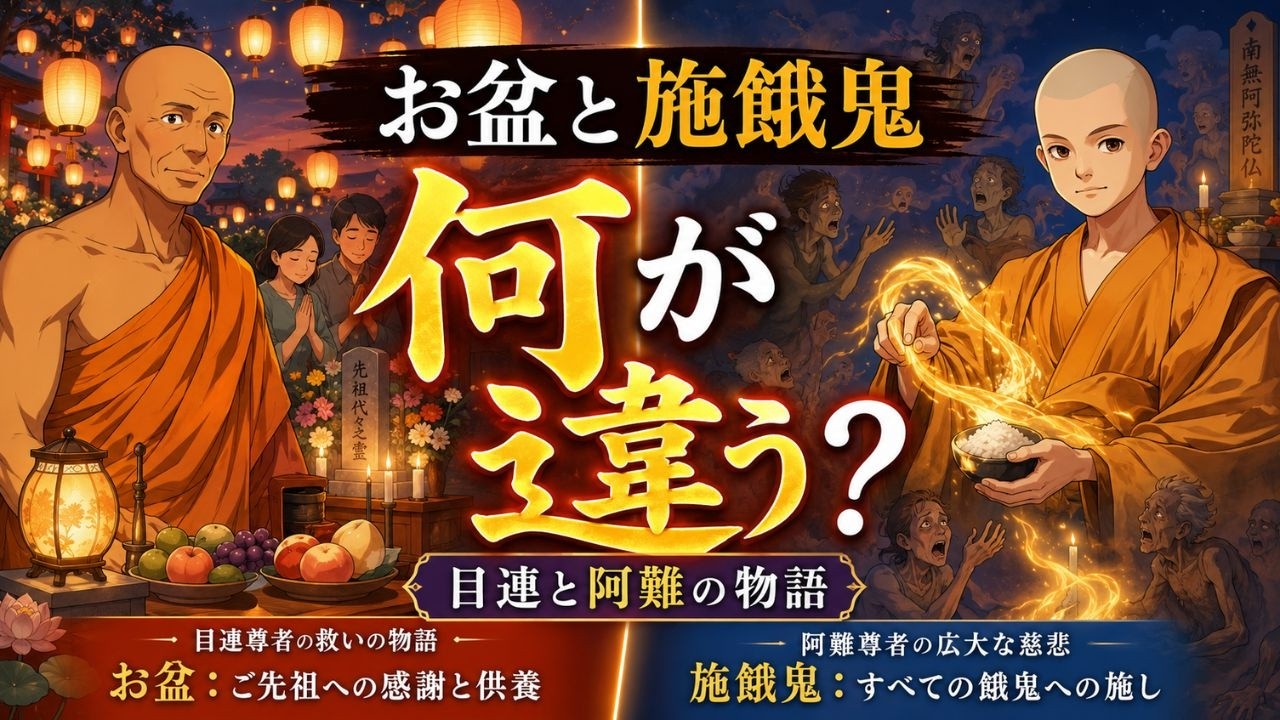 お盆と施餓鬼――目連と阿難が説く供養のこころ