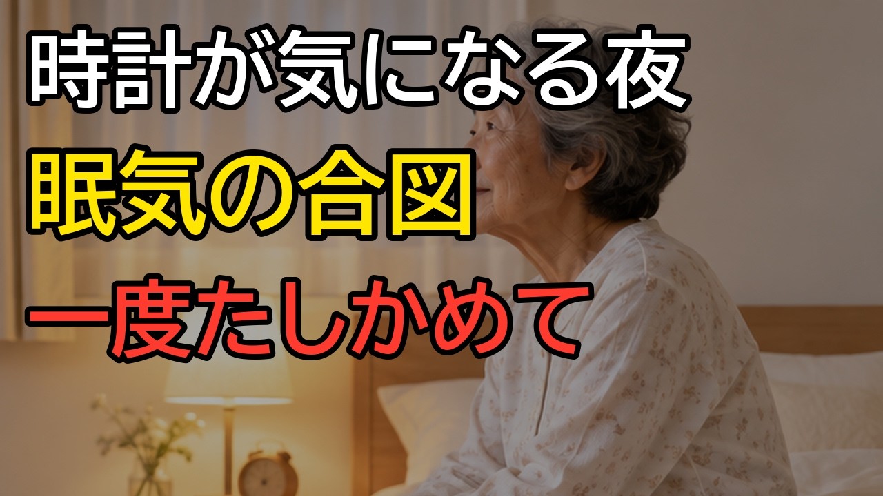 70代で夜中に目が覚める・昼間に眠いのは年齢のせい？朝の光と昼の休み方から見直す3つの習慣