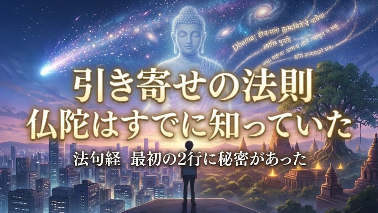 引き寄せの法則と法句経第一偈が語る心の真実