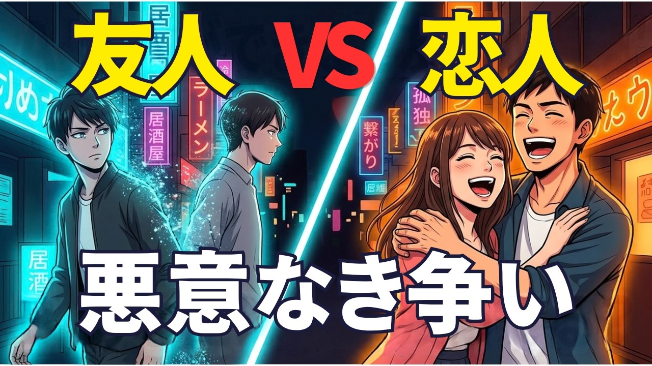 恋人ができると友人が減るのは、切ったからではない。新しい友情が始まらないだけ