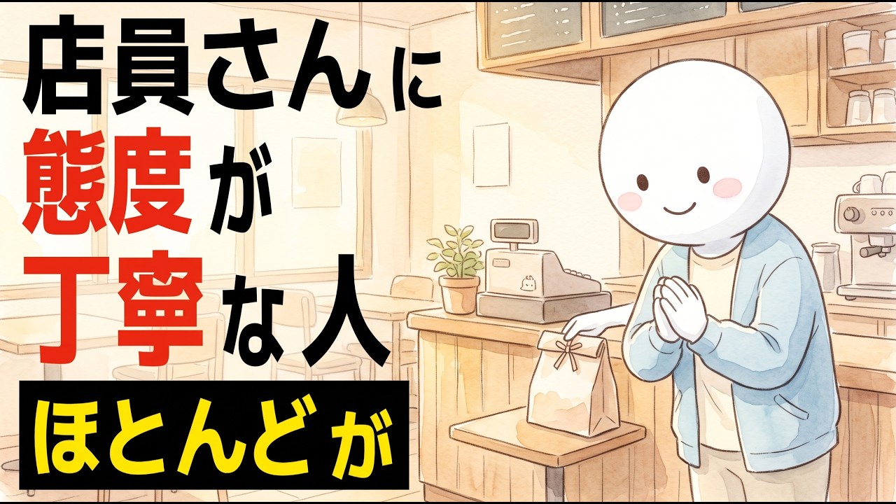 店員さんに態度が丁寧な人の心理｜相手で態度を変えない人は何を考えている？