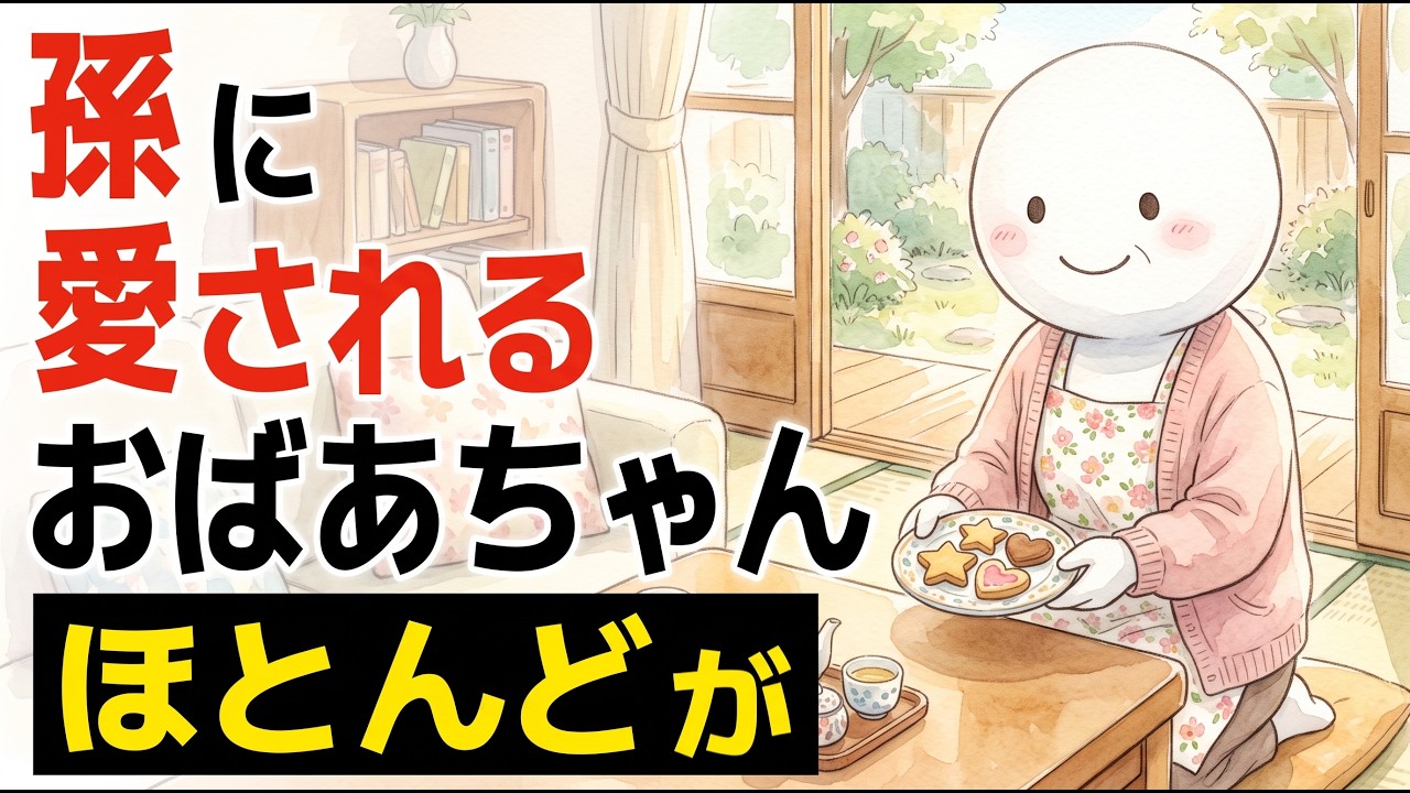 孫に好かれるおばあちゃんの共通点｜日常でできる聞き方と距離感
