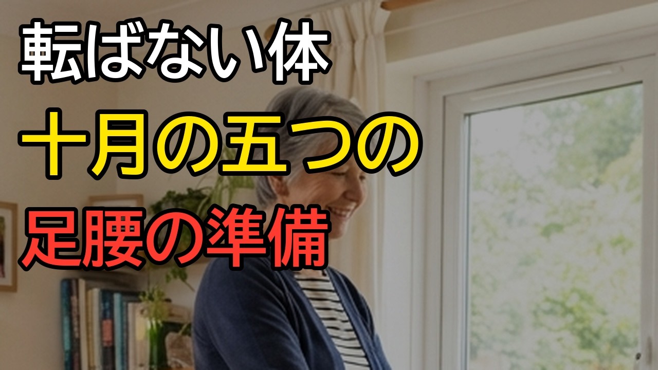 今日からできる冬支度。転ばない体をつくる朝の習慣と食事の工夫