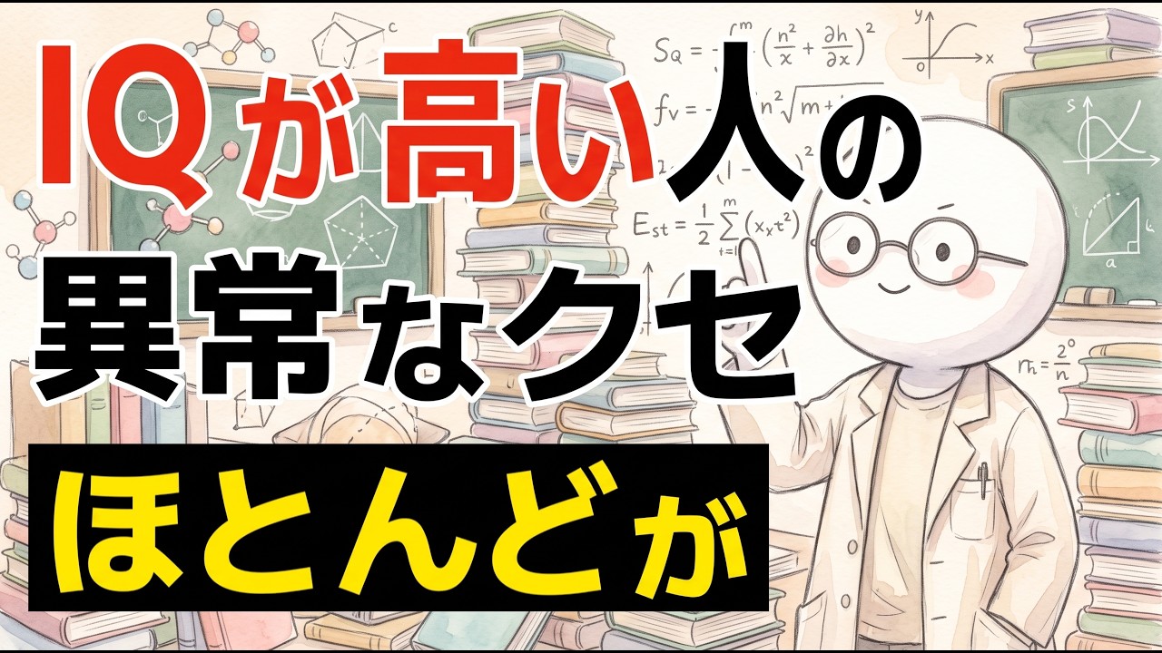 頭がいいのに要領が悪いのはなぜ？IQが高い人に共通するとされる「変わった癖」を読み解く