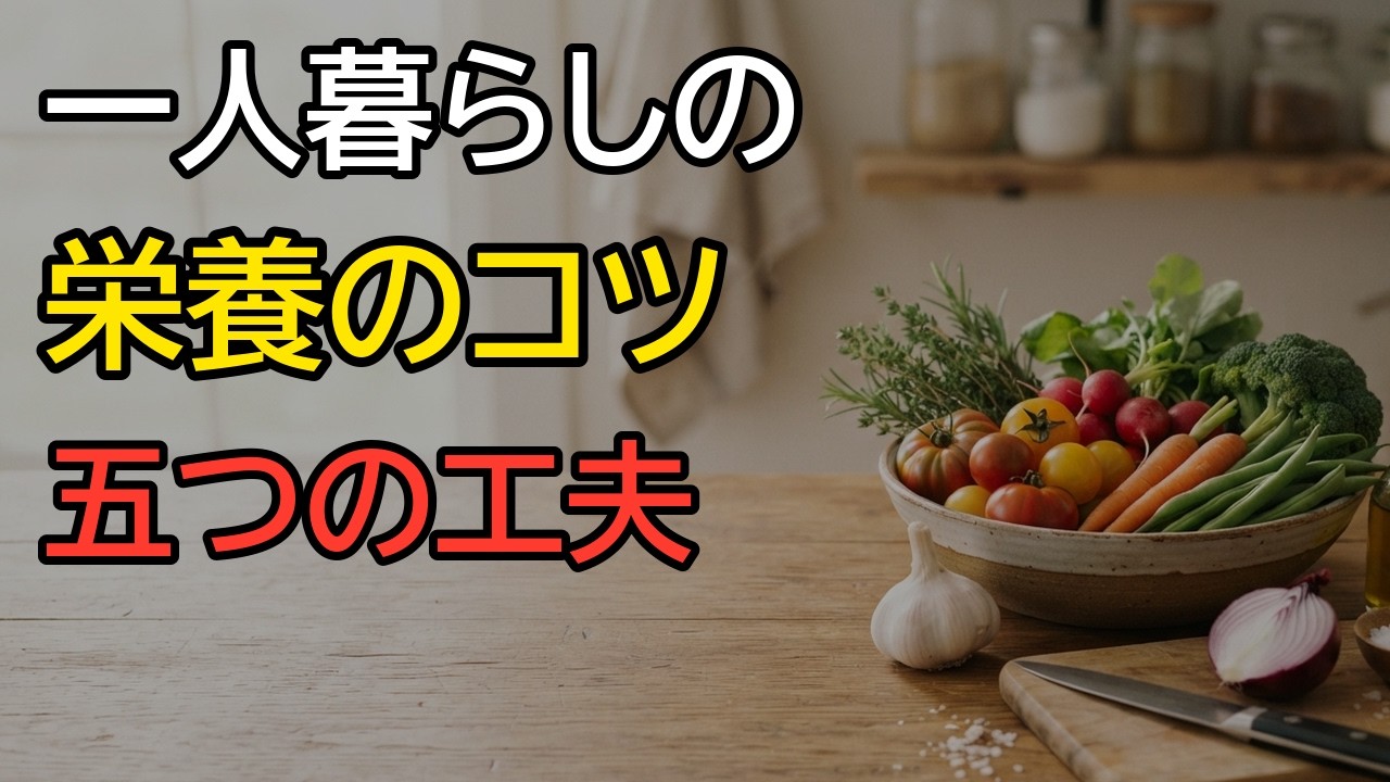 70代・一人暮らしの食事、手軽に栄養をとるための献立の考え方｜主食のちょい足しから作り置きまで