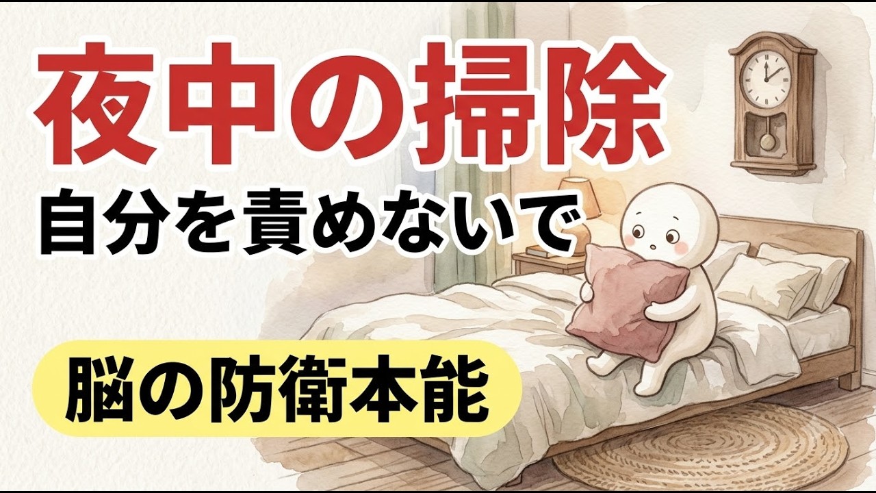 夜中に部屋を片付けたくなるのはなぜ？無意識のSOSと心のリセット