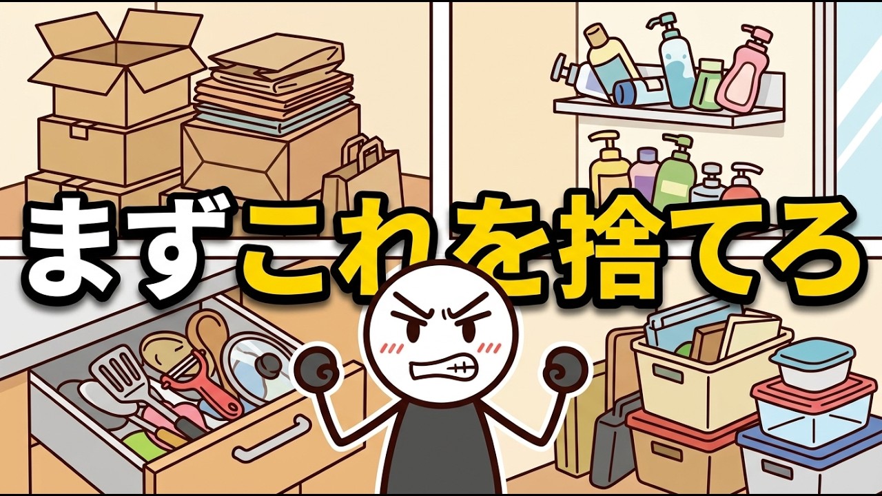片づけが1か月で元に戻る理由｜先に手放したい6つの種類と順番