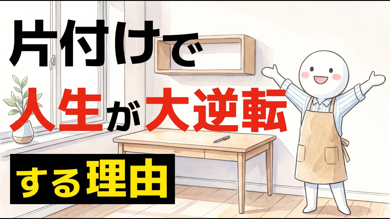 部屋が散らかっていると頭も気分も重くなる理由｜片付けが変えるのは「見た目」だけではない