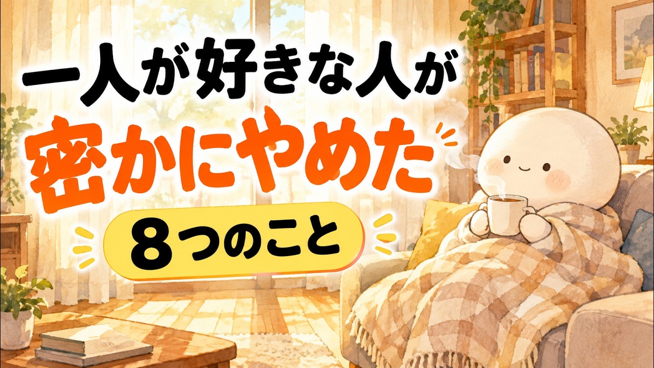 一人好きが静かに手放した8つの習慣｜心を軽くする小さな選択