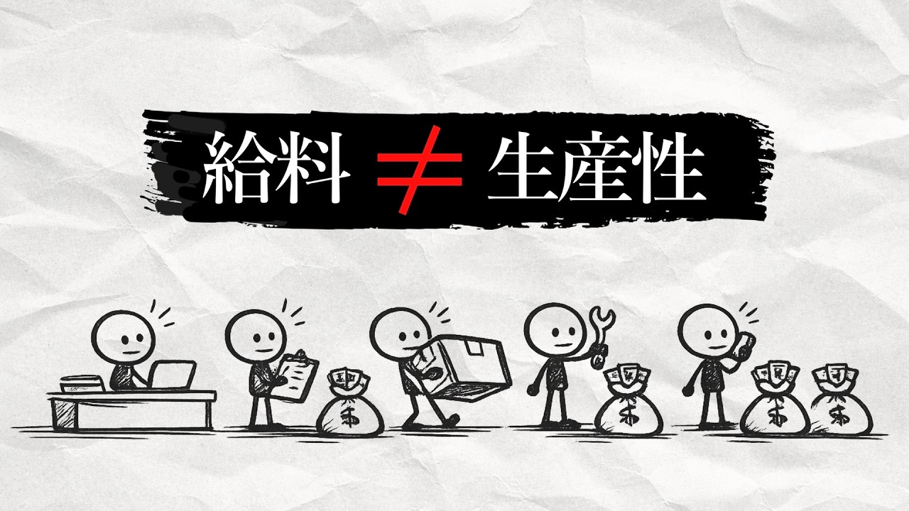 給料が生産性と一致しない5つの理由｜数字に振り回されない考え方