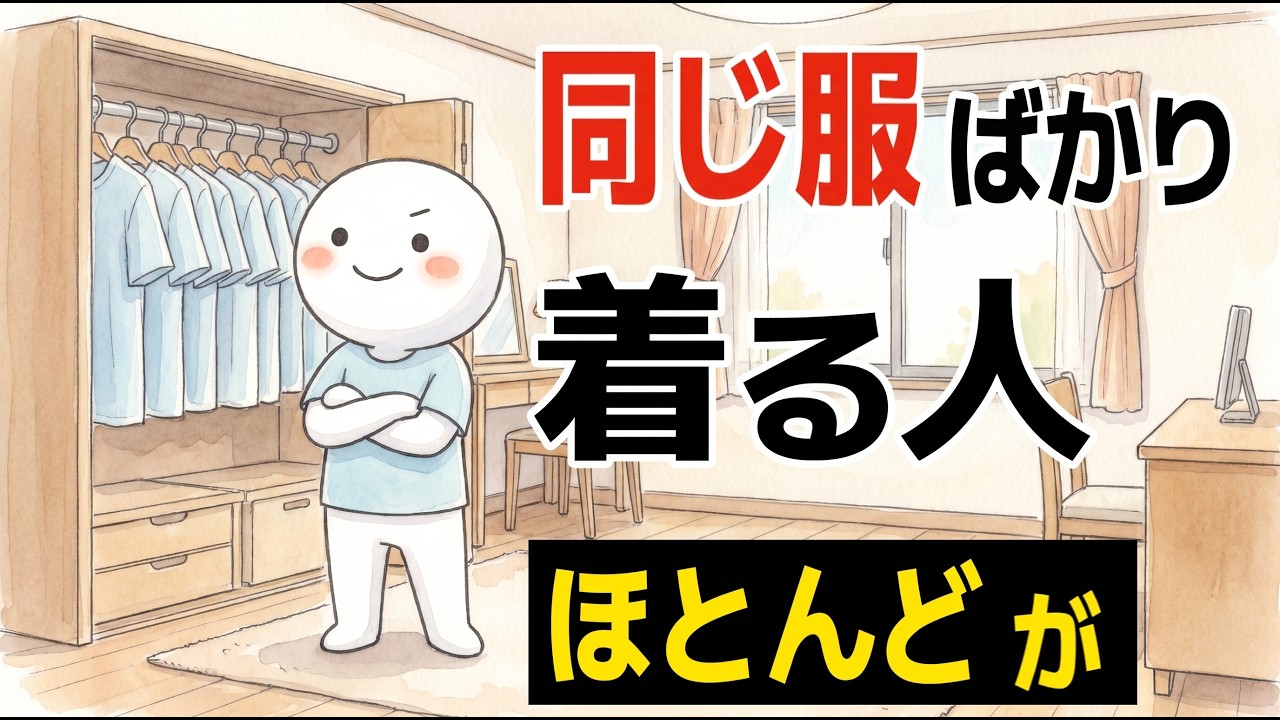 いつも同じ服を着る人の心理｜クローゼットが偏る理由をやさしく整理