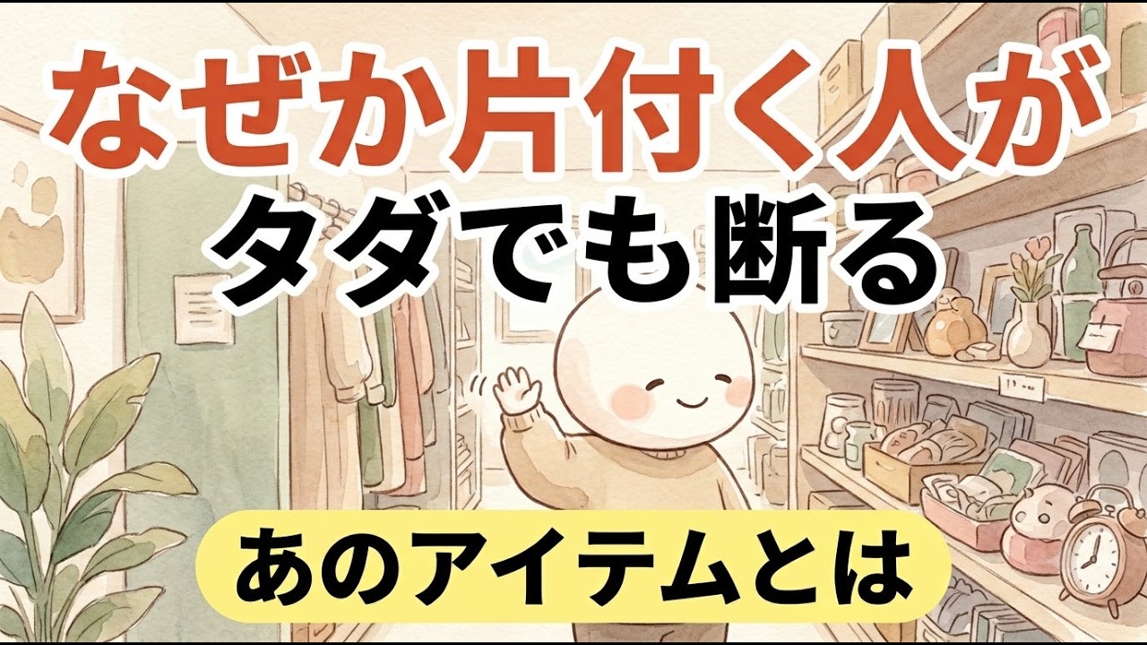 部屋が片付く人が買い物で手に取らないもの——物を増やさない暮らしの8つの基準