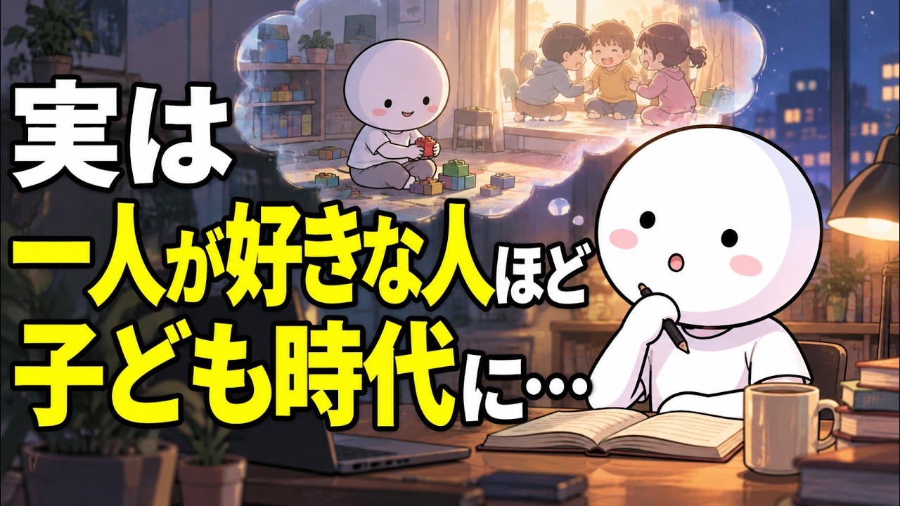 一人が好きなのはなぜ？子ども時代の6つの痕跡と、今できる小さな確認
