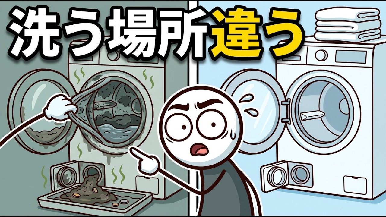 洗濯槽クリーナーが効かないのは「洗う場所」が違うから。臭いと黒いカスの原因5カ所と掃除の手順