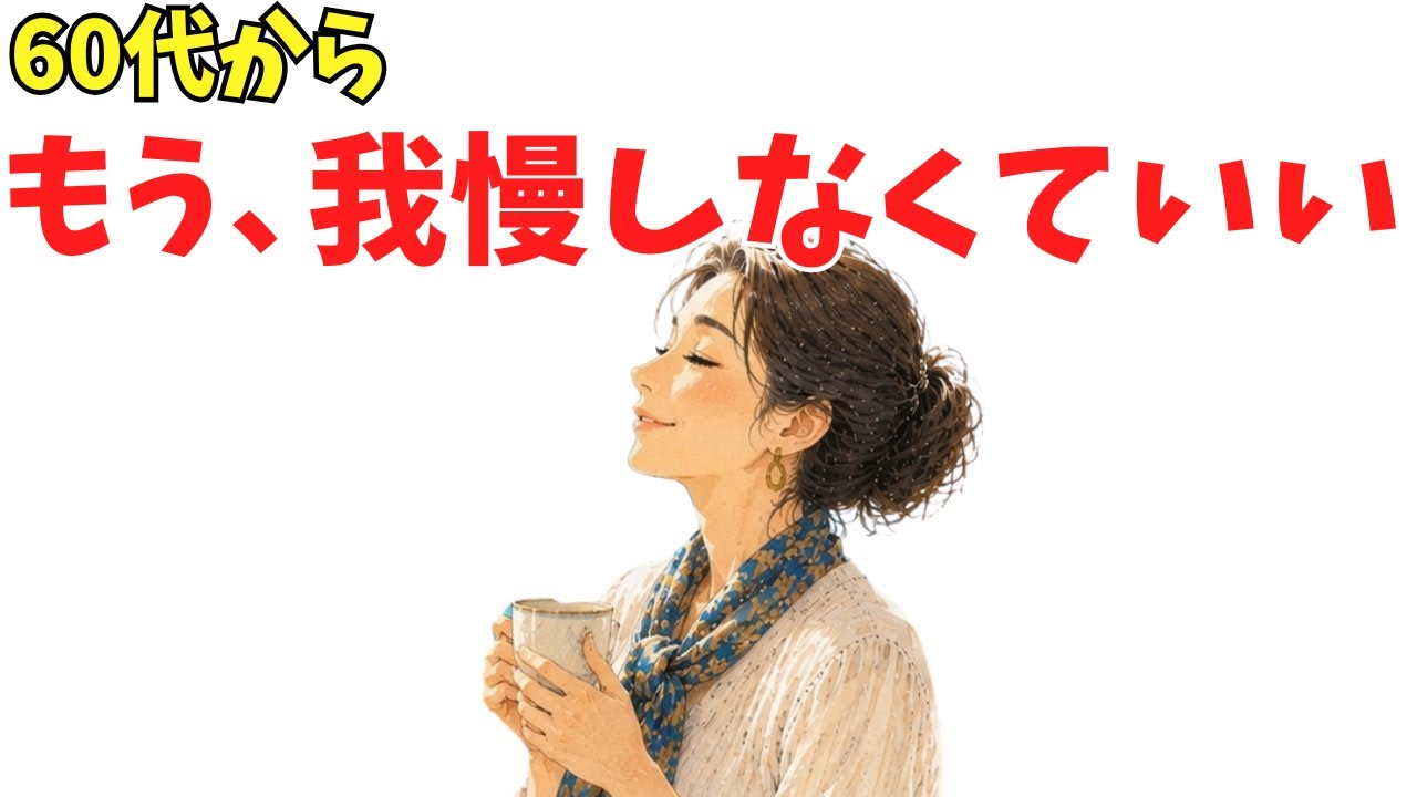 60代から人間関係が楽になる人は、「いい人」を少しずつやめている