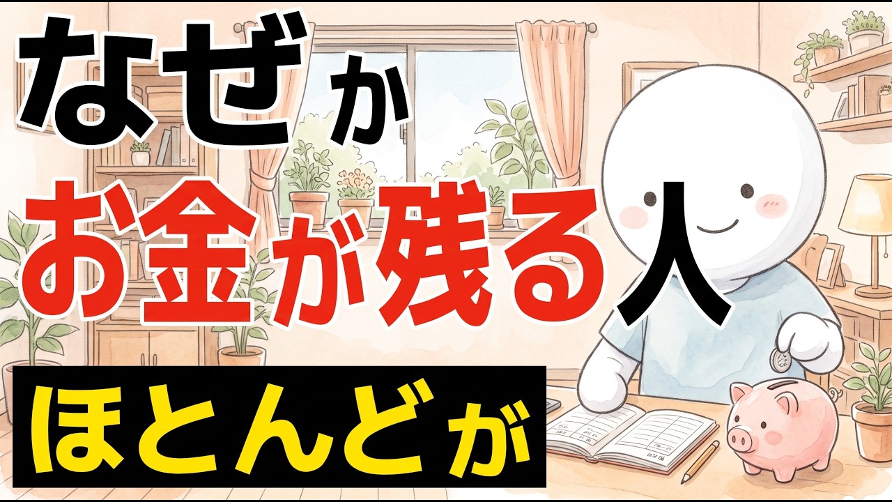 なぜかお金が残る人の共通点｜我慢ではなく「順番」と「仕組み」で変わる家計