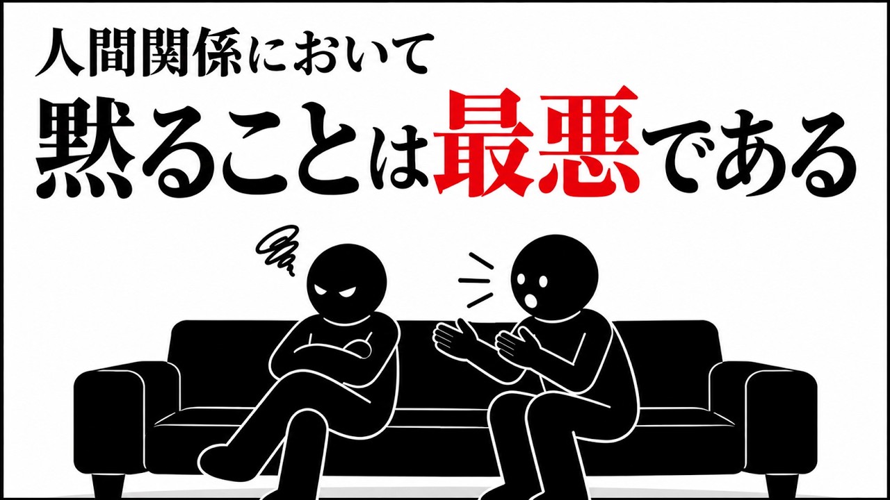 怒ったときこそ言葉を手放さない。沈黙が関係に残すものと対処法