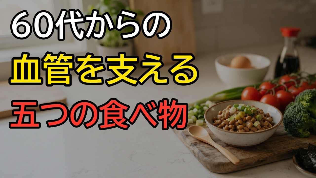 年だからと諦めない血管ケア：スーパーで買える身近な食材と台所の工夫