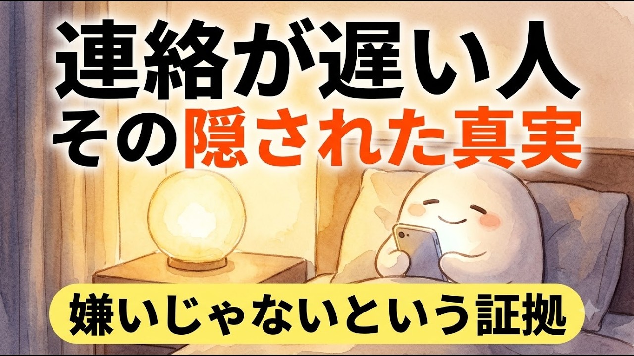 返信が遅い人ほど誠実な理由——待つ時間に隠れた言葉への向き合い方