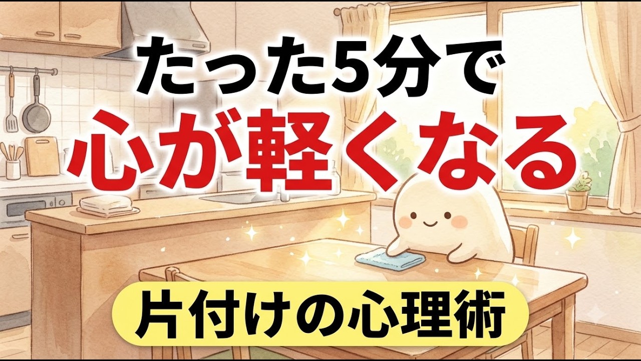 散らかった部屋で疲れが取れないのは、意志の弱さではない——片付けとストレスの静かな関係