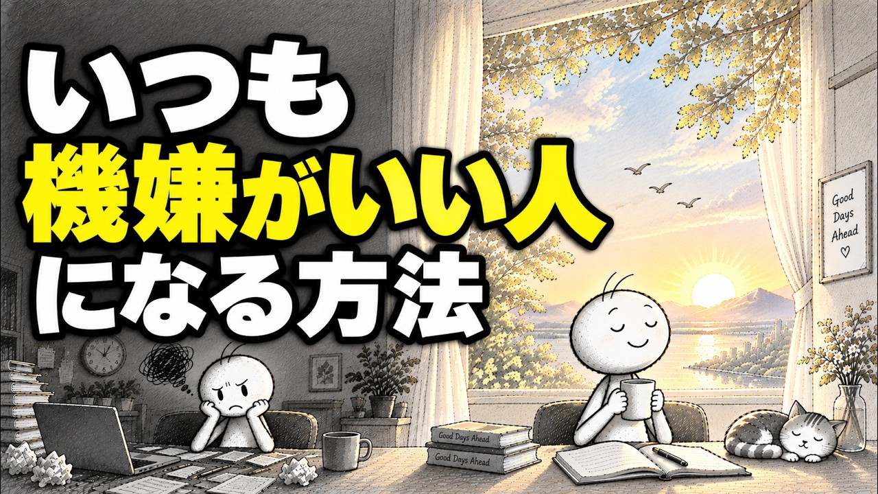 「機嫌がいい人」は感情を消していない。振り回されずに戻るための5つの習慣