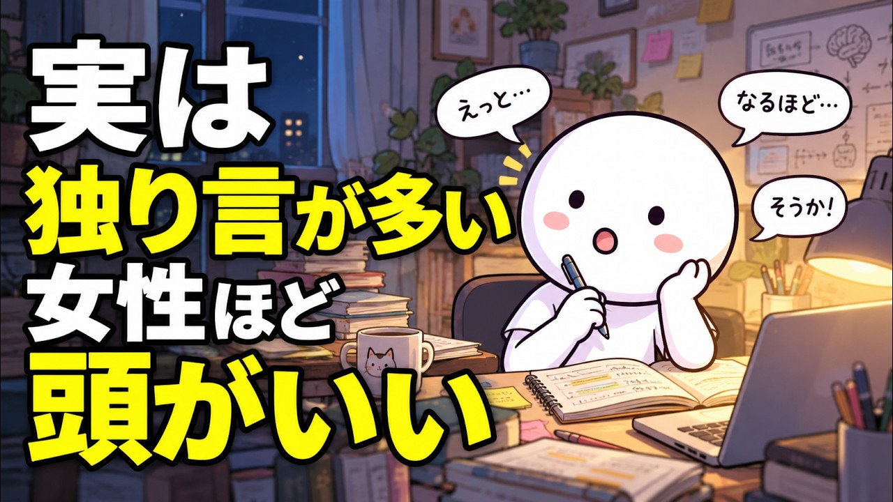 独り言・夜更かし・散らかり部屋…実は知性のサイン？30代男性が知るべき女性の10の習慣