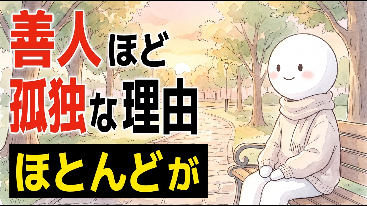 なぜ「良い人」ほど孤独を感じやすいのか？優しさが「分かってもらえない」に変わる理由