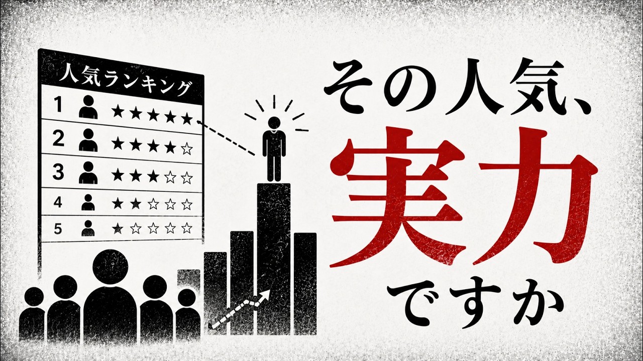 人気に流されないための小さな習慣：数字と好みを切り離す考え方
