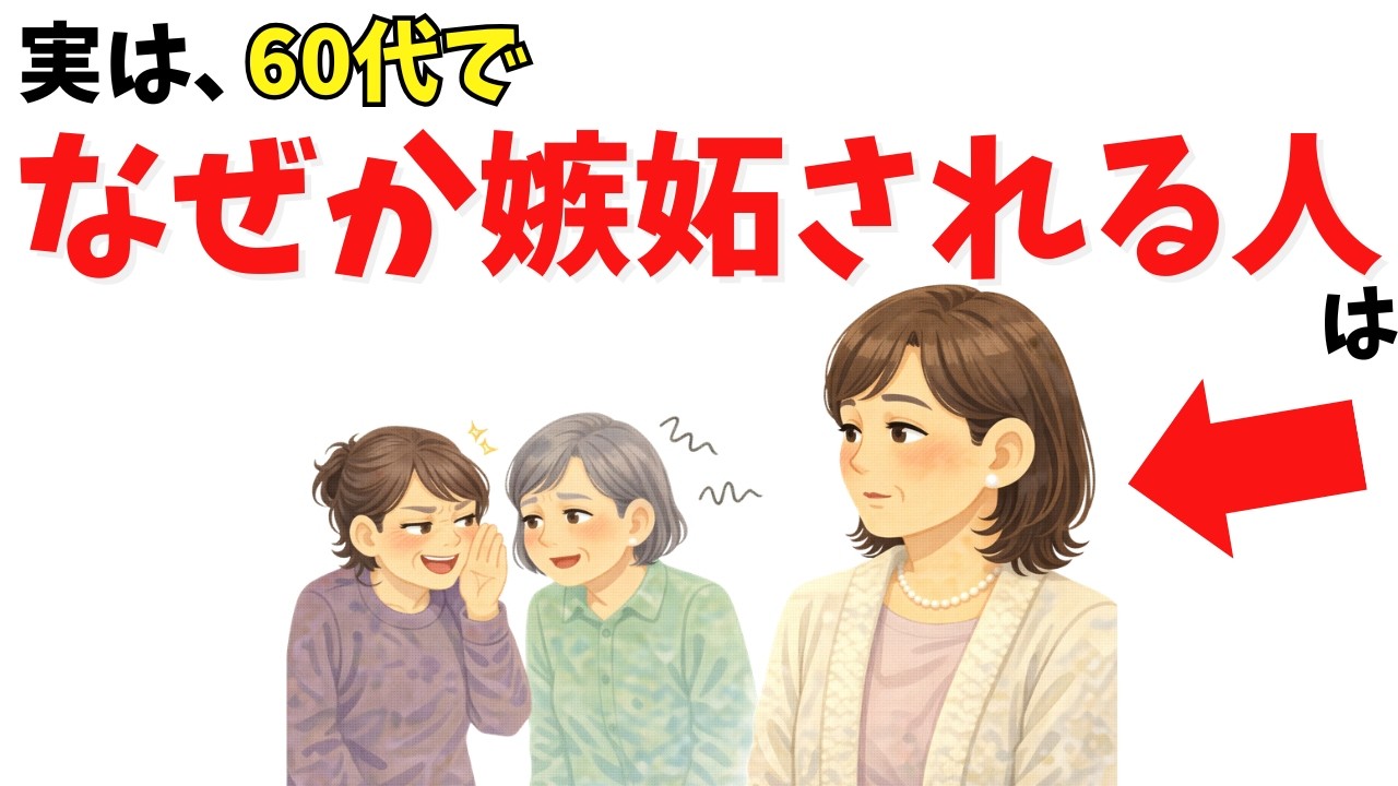 60代でなぜか妬まれる人に共通する7つの特徴——穏やかさが誤解を招くときの対処法