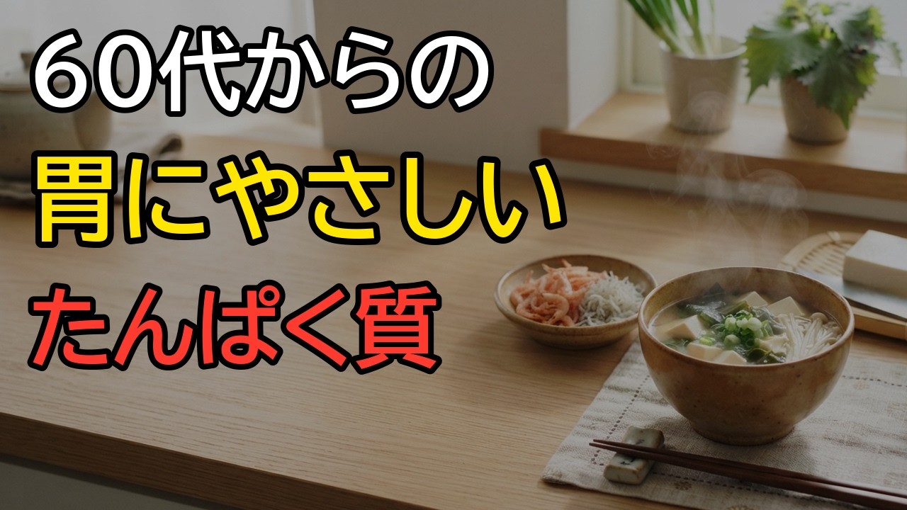 60代・70代は量より消化。胃に負担をかけず栄養を補う台所の工夫5つ