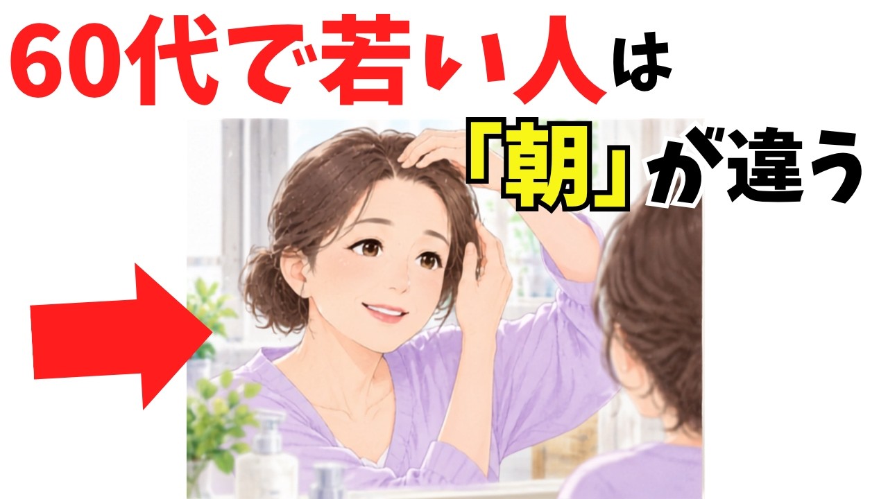 60代で若々しく見える人の朝習慣。特別な美容法より先に整えていること