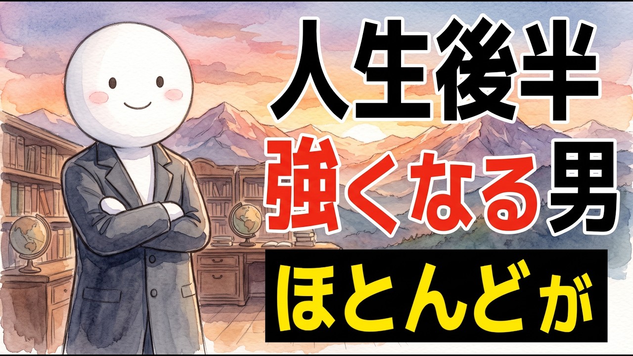 若い頃の勢いが通用しなくなったとき、人生の後半で強くなる人は何を変えているのか