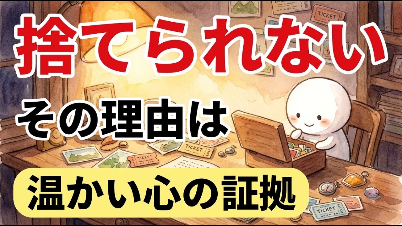 物を捨てられない夜に考えたい、片付けと心のやさしい関係