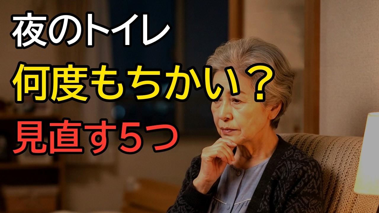 夜中に何度もトイレで起きる70代に多い4つの共通点と今夜からできる工夫