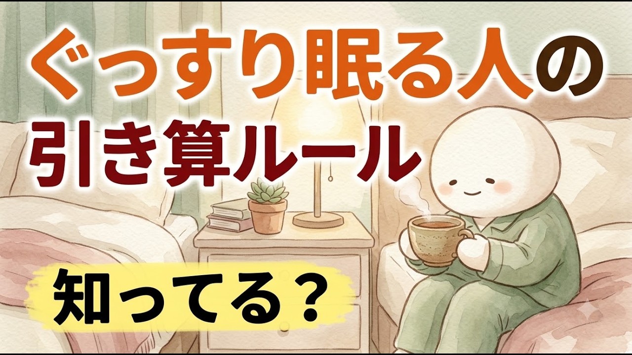 眠りが浅い夜に手放したい習慣──深く眠る人がやめている小さなこと